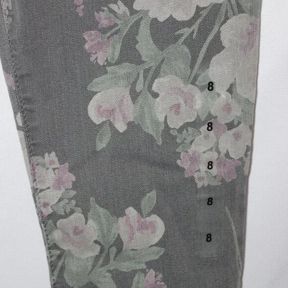 The Children's Place Gray Floral Jeggings - Picture 3 of 9